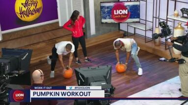 LION Lunch Hour: Getting a workout with pumpkins!