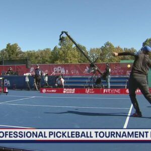Pro pickleball tournament kicks off in College Park