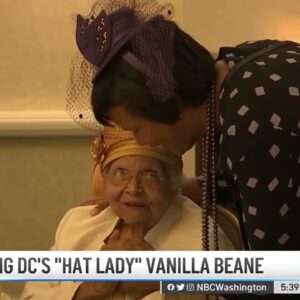 Remembering DC's ‘Hat Lady' Vanilla Beane | NBC4 Washington