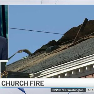 Congregation Worships Outdoors After Fire at Historic Arlington Church |  NBC4 Washington
