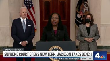 Supreme Court Starts New Term, Jackson Takes Bench | NBC4 Washington