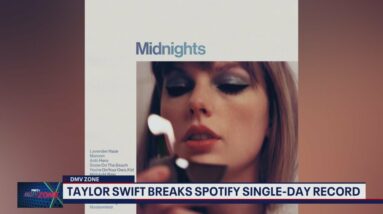 Taylor Swift breaks Spotify single-day record