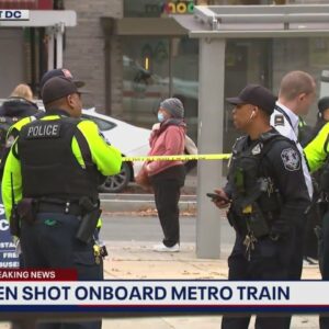 Teen shot onboard Metro train in DC