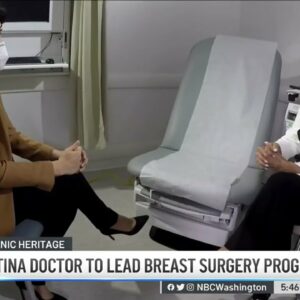 Georgetown Doctor Makes History as Youngest Latina to Lead Breast Surgery Program | NBC4 Washington