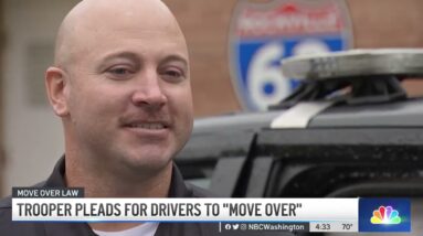 Trooper Pleads for Drivers to ‘Move Over' | NBC4 Washington