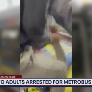 Two adults arrested for Metrobus assault | FOX 5 DC