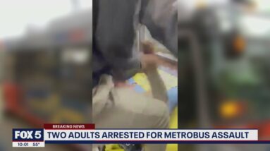 Two adults arrested for Metrobus assault | FOX 5 DC