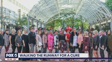 Walking the runway for a cure