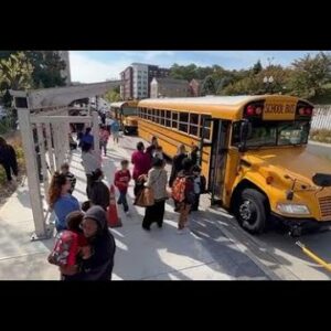 Community Concerned for Children's Safety at Arlington Bus Stop | NBC4 Washington