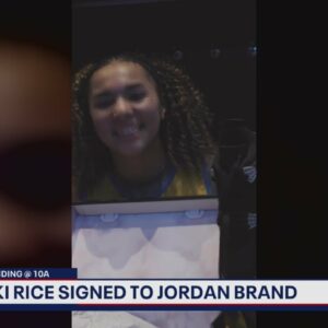 Bethesda native Kiki Rice signed to Jordan Brand in historic NIL deal | FOX 5 DC
