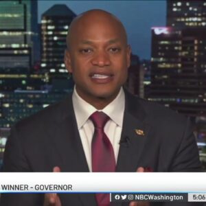 Projected Winner Wes Moore Reflects on Maryland Gubernatorial Election | NBC4 Washington