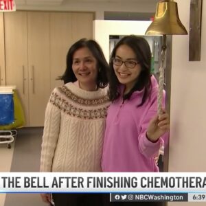Aimee Cho Rings the Bell After Finishing Chemotherapy | NBC4 Washington