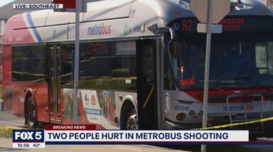 2 shot on Metrobus near DC college prep school prompting police search for teen gunman | FOX 5 DC
