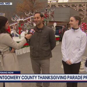 Checking out the annual Montgomery County Thanksgiving Parade