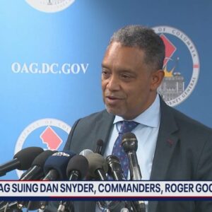 DC AG suing Dan Snyder, Commanders, Roger Goodell and NFL | FOX 5 DC