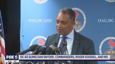 DC AG suing Dan Snyder, Commanders, Roger Goodell and NFL | FOX 5 DC