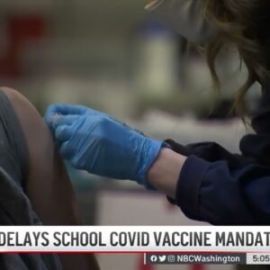 DC Council Delays School COVID Vaccine Mandate | NBC4 Washington