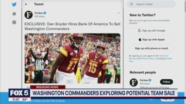 REPORT: Washington Commanders, Dan Snyder hire Bank of America to consider selling team | FOX 5 DC