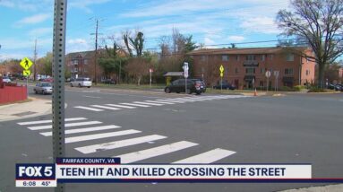 17-year-old pedestrian struck, killed while crossing street in Fairfax County | FOX 5 DC