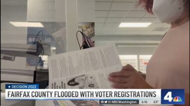 Fairfax County Flooded With Voter Registrations | NBC4 Washington
