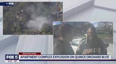 Neighbors talk caring for each other after Gaithersburg apartment complex explosion | FOX 5 DC