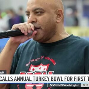 DC Announcer Fulfills Dream, Calls Annual Turkey Bowl for First Time | NBC4 Washington