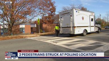 Elderly couple taken to hospital after being struck at polling place in Montgomery County | FOX 5 DC