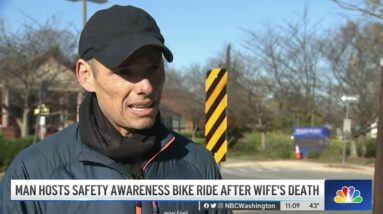 Man Hosts Safety Awareness Bike Ride After Wife's Death | NBC4 Washington