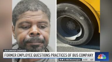 Former Employee Questions Maryland Bus Company's Practices | NBC4 Washington