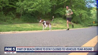 Part of Beach Drive to stay closed to vehicles year-round | FOX 5 DC