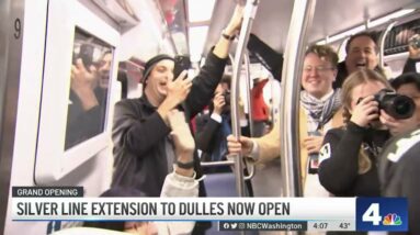 Phase 2 of Metro's Silver Line Opens | NBC4 Washington