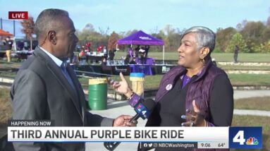 Prince George's Hosts Third Annual Purple Bike Ride | NBC4 Washington
