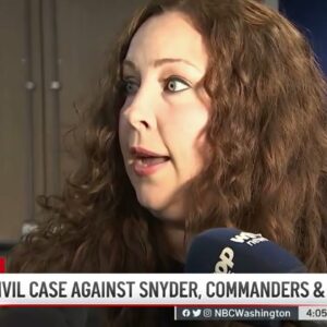 Women Who Worked for Commanders Applaud DC Lawsuit Against Snyder, Goodell  | NBC4 Washington
