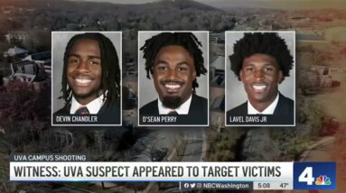 Prosecutors: Witness Says UVA Shooting Suspect Appeared to Target Victims | NBC4 Washington