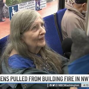 Senior Citizens Rescued From Burning Building | NBC4 Washington
