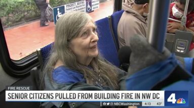 Senior Citizens Rescued From Burning Building | NBC4 Washington