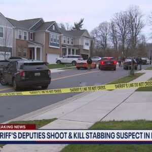 Sheriff's deputies shoot, kill man suspected of stabbing father to death in Frederick