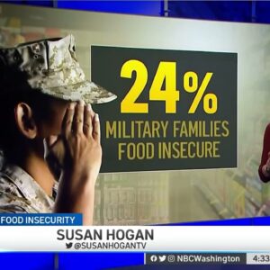 US Military Families Struggle With Food Insecurity | NBC4 Washington