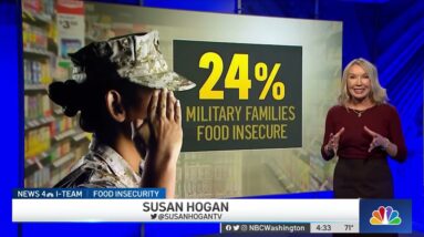 US Military Families Struggle With Food Insecurity | NBC4 Washington