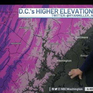 Why Some Places in DC Area Get More Snow | NBC4 Washington