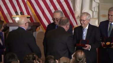 Officers Who Defended US Capitol on Jan. 6 Receive Congressional Gold Medals | NBC4 Washington