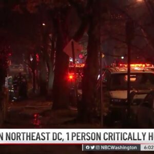 1 Critically Injured in Northeast DC Fire: Officials | NBC4 Washington