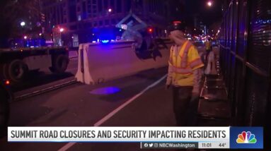 DC Residents React to Summit Road Closures | NBC4 Washington