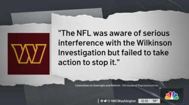 Report: Dan Snyder ‘Intimidated Witnesses', Interfered in Misconduct Investigations | NBC4