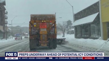 DMV prepping ahead of icy conditions expected Thursday | FOX 5 DC
