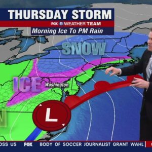 Ice could impact Thursday morning commute across DC area | FOX 5 DC