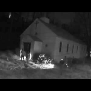 VIDEO: Suspects force entry into Montgomery Co. church, vandalize building