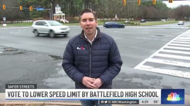 Parents Seek to Slow Speeds at Deadly Crosswalk in Prince William | NBC4 Washington