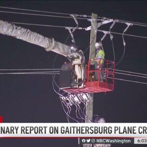 Federal Investigators ReleaseReport on Plane Crash in Gaithersburg | NBC4 Washington
