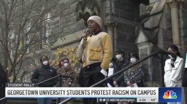 Georgetown Community Holds Sit-In After Student Reports Racism on Campus | NBC4 Washington